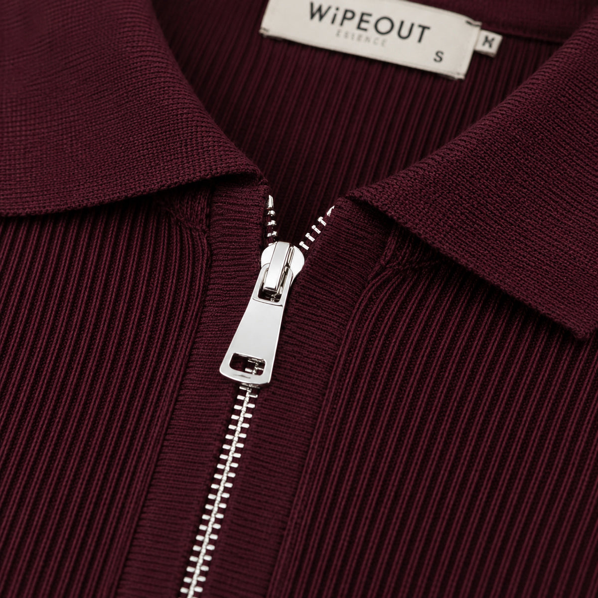 Ribbed Half-Zip Sweater
