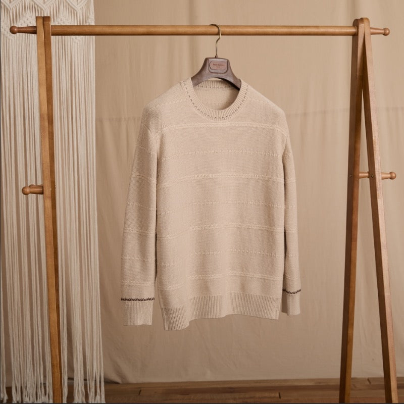 The Signature Knit — Contrast Stitch