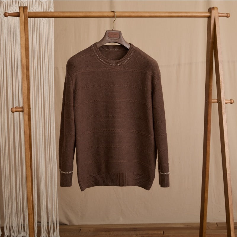 The Signature Knit — Contrast Stitch