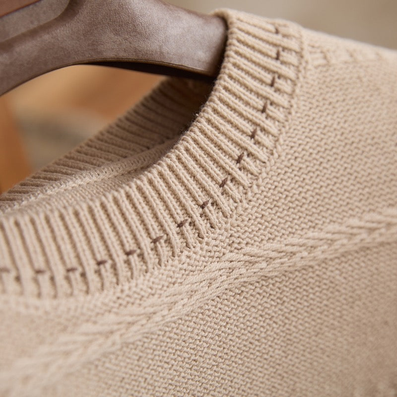 The Signature Knit — Contrast Stitch