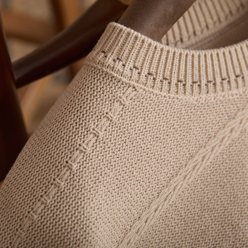 The Signature Knit — Contrast Stitch