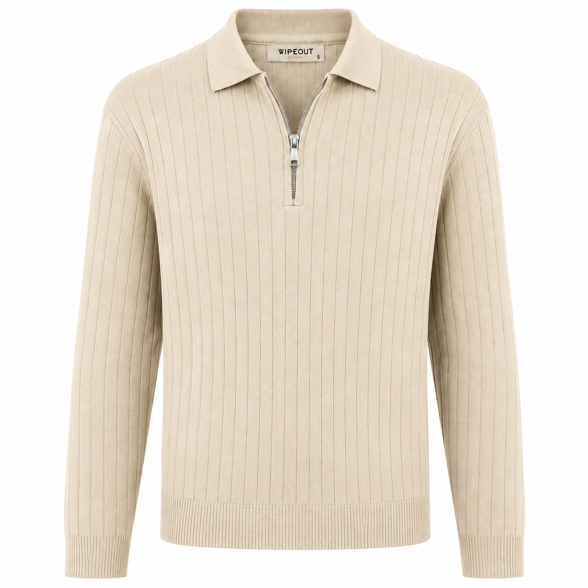 Ribbed Zip Sweater